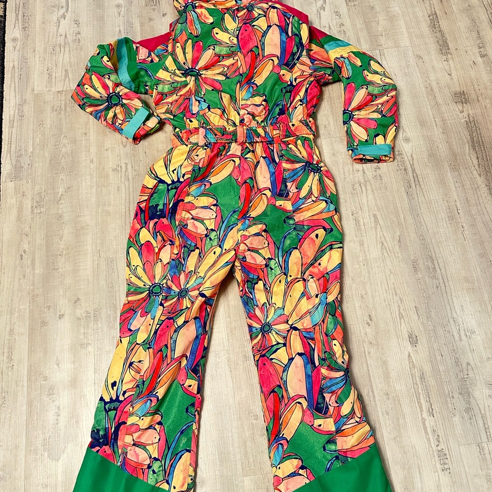 FARM Rio Ski Jumpsuit XL Bananas NEW